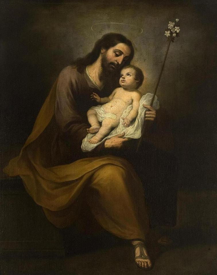 Alonso Miguel de Tovar, Joseph with the Child and the Flowering Rod