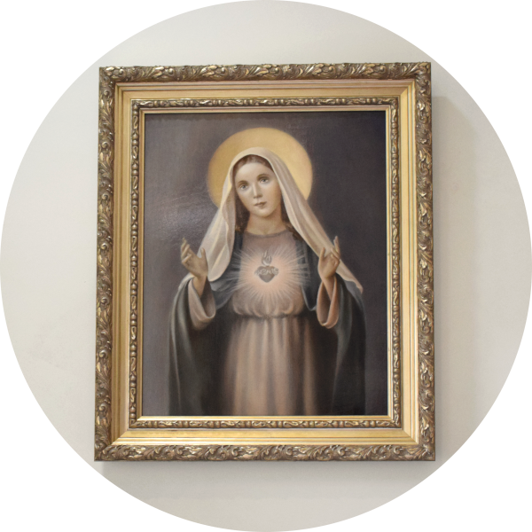 Immaculate Heart of Mary painting